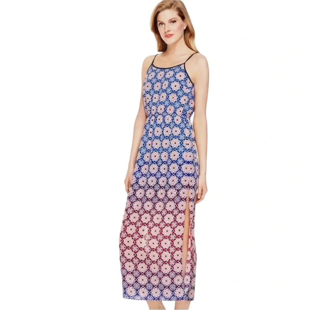 Vince Camuto Valencia Tile Women’s Sleeveless Midi Dress - Picture 2 of 10